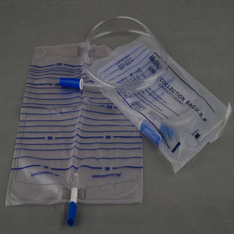 2000 Ml Pvc Adult Urine Collection Bag