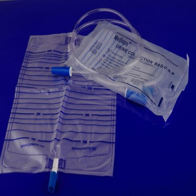 Pediatric urine bag for kids, pvc pediatric urine collector, baby urine bag